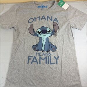Disney Gray Lilo & Stitch Ohana Tee